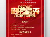 招聘广告图片,XX公司热招岗位，薪资待遇丰厚，等你来挑战！